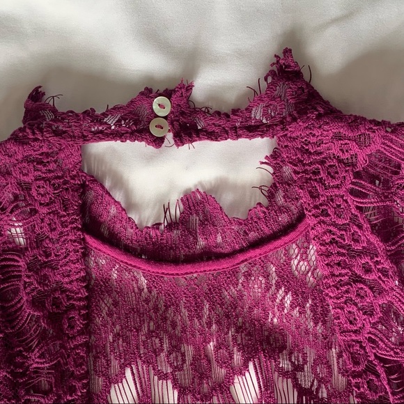 Free people raspberry dress - Picture 7 of 8